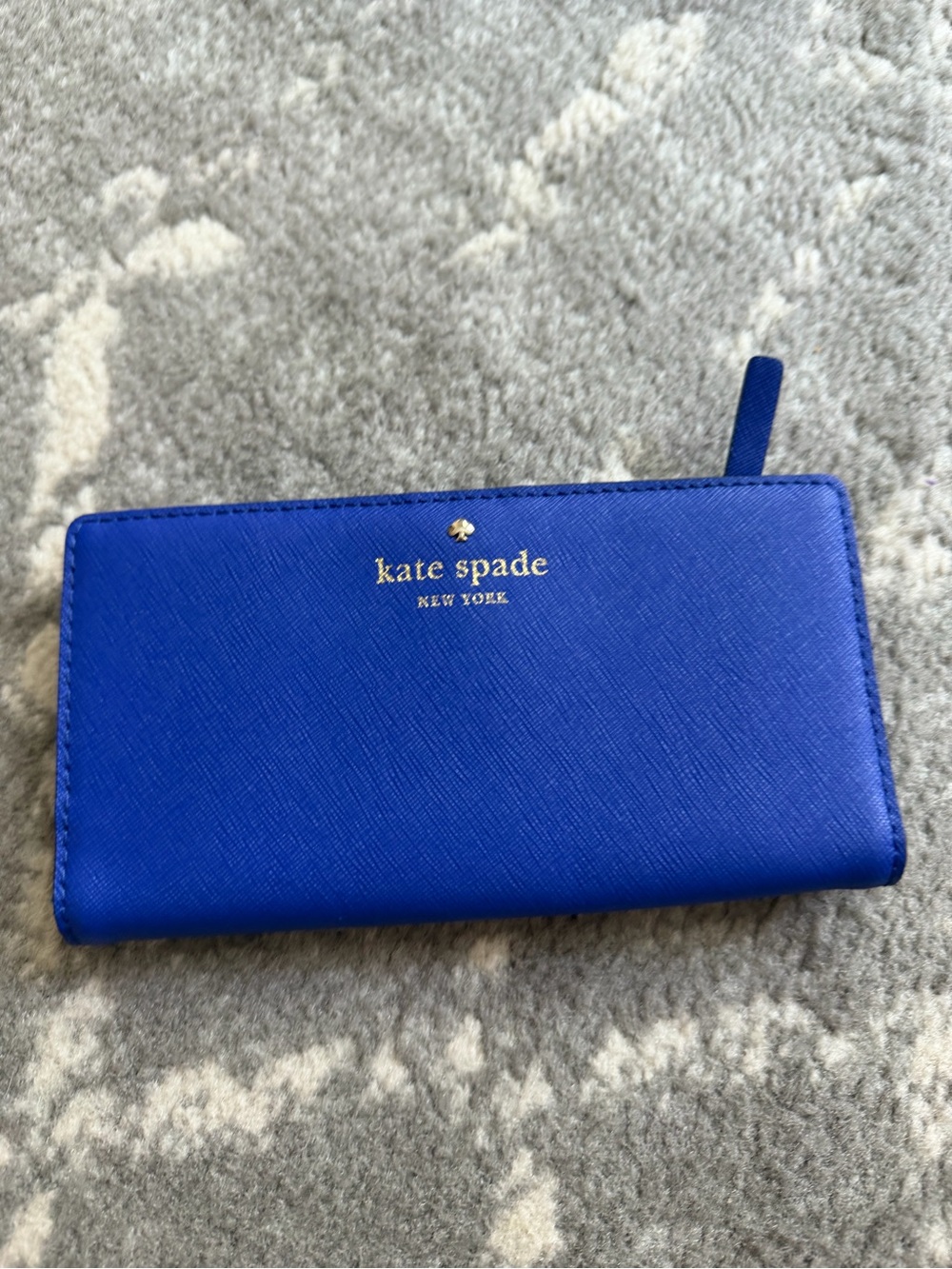 kate spade cobalt blue wallet